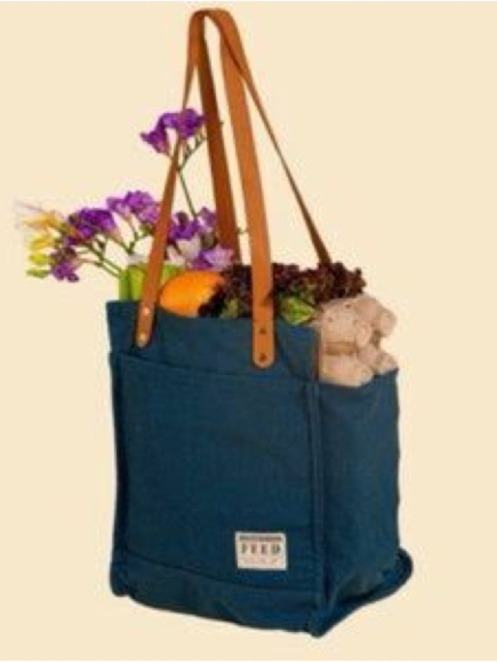 FEED Canvas Tote - blue